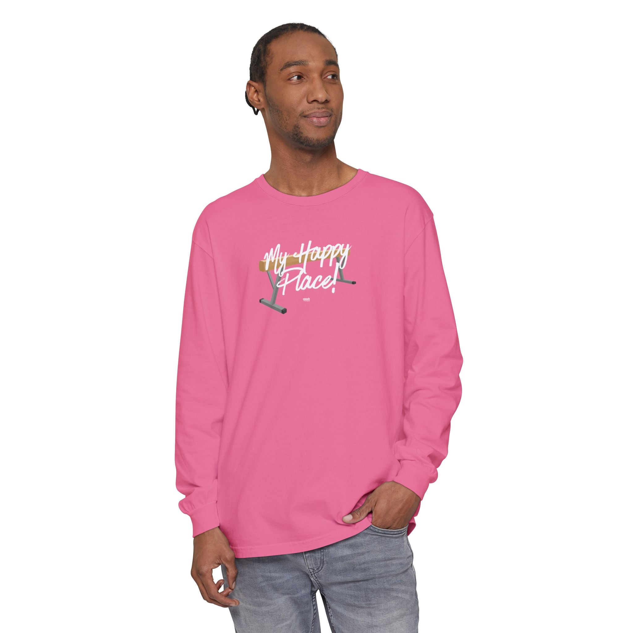 My Happy Place Beam Long Sleeve Shirt (Adult)