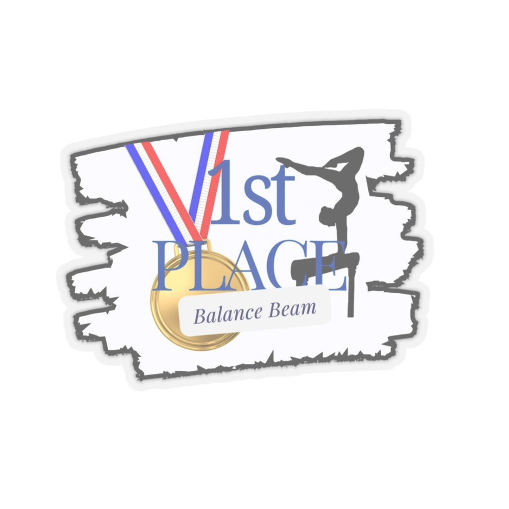 1st Place Balance Beam (Kiss-Cut Stickers)