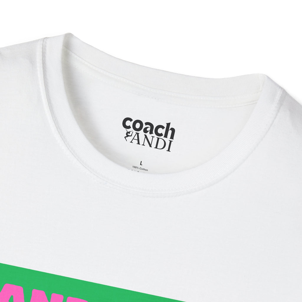 Handstand Expert Tshirt - Green/Pink (Adult)