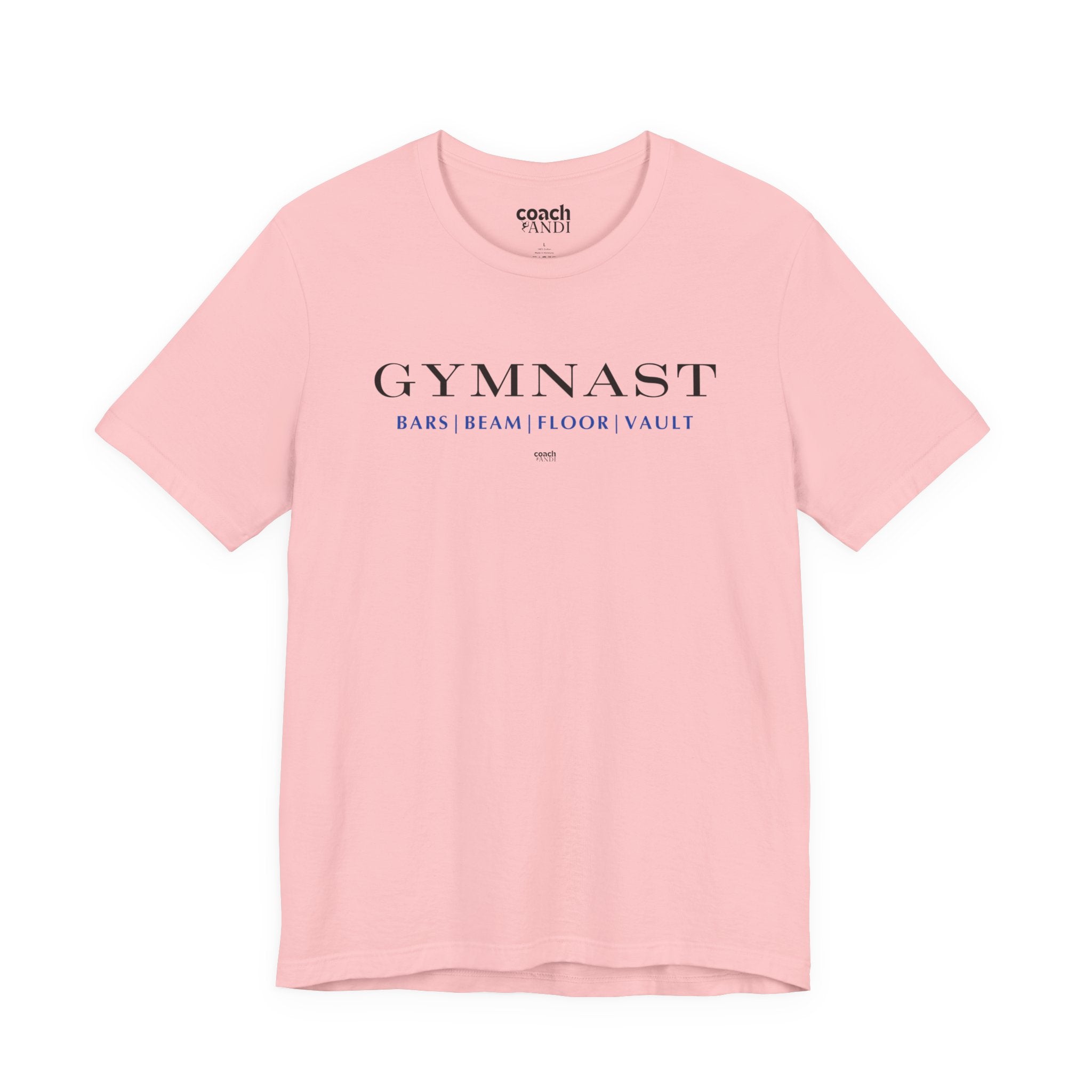 GYMNAST (Bars Beam Floor Vault) Tshirt - Blue (Adult)
