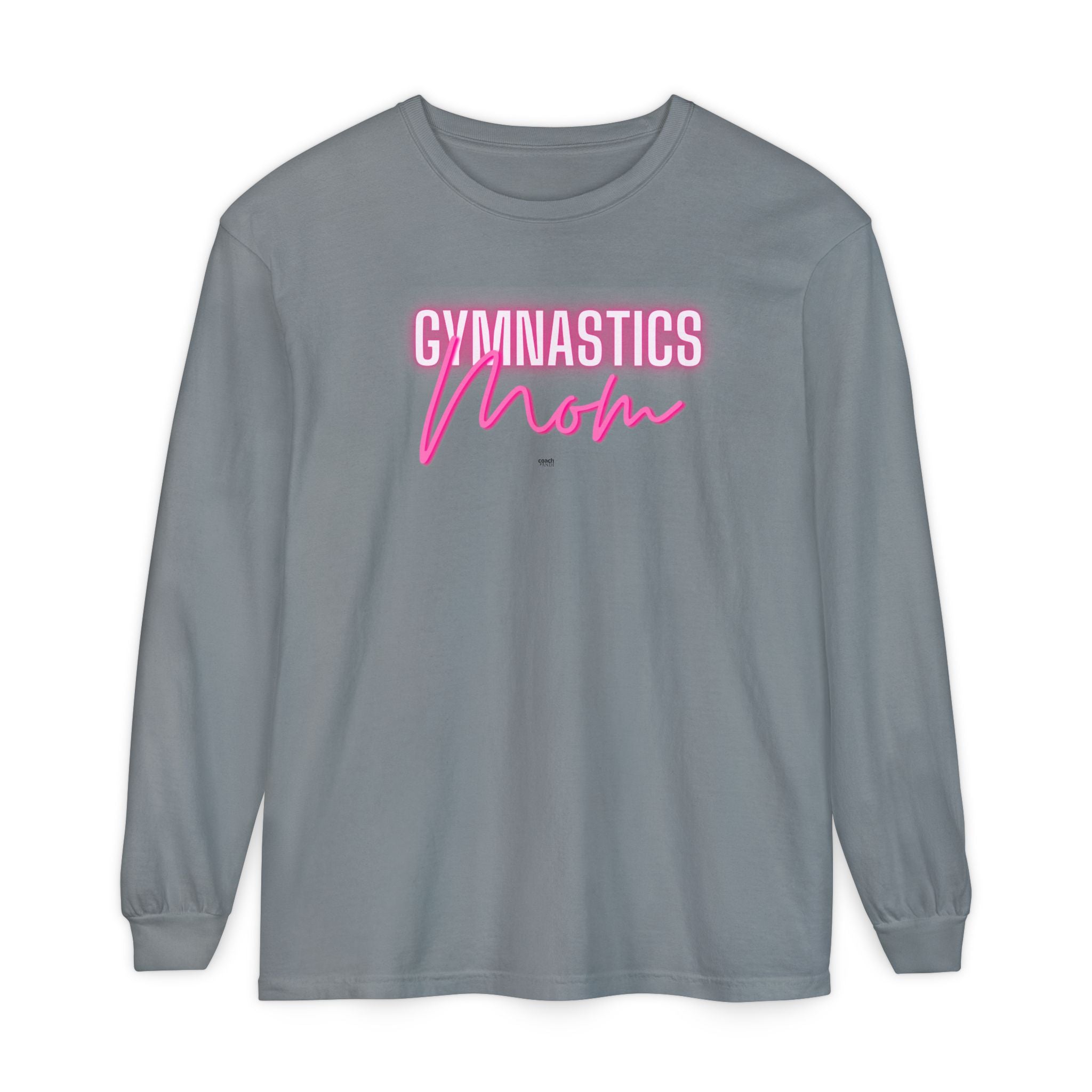 Glow Gym Mom Long Sleeve Shirt - Pink (Adult)