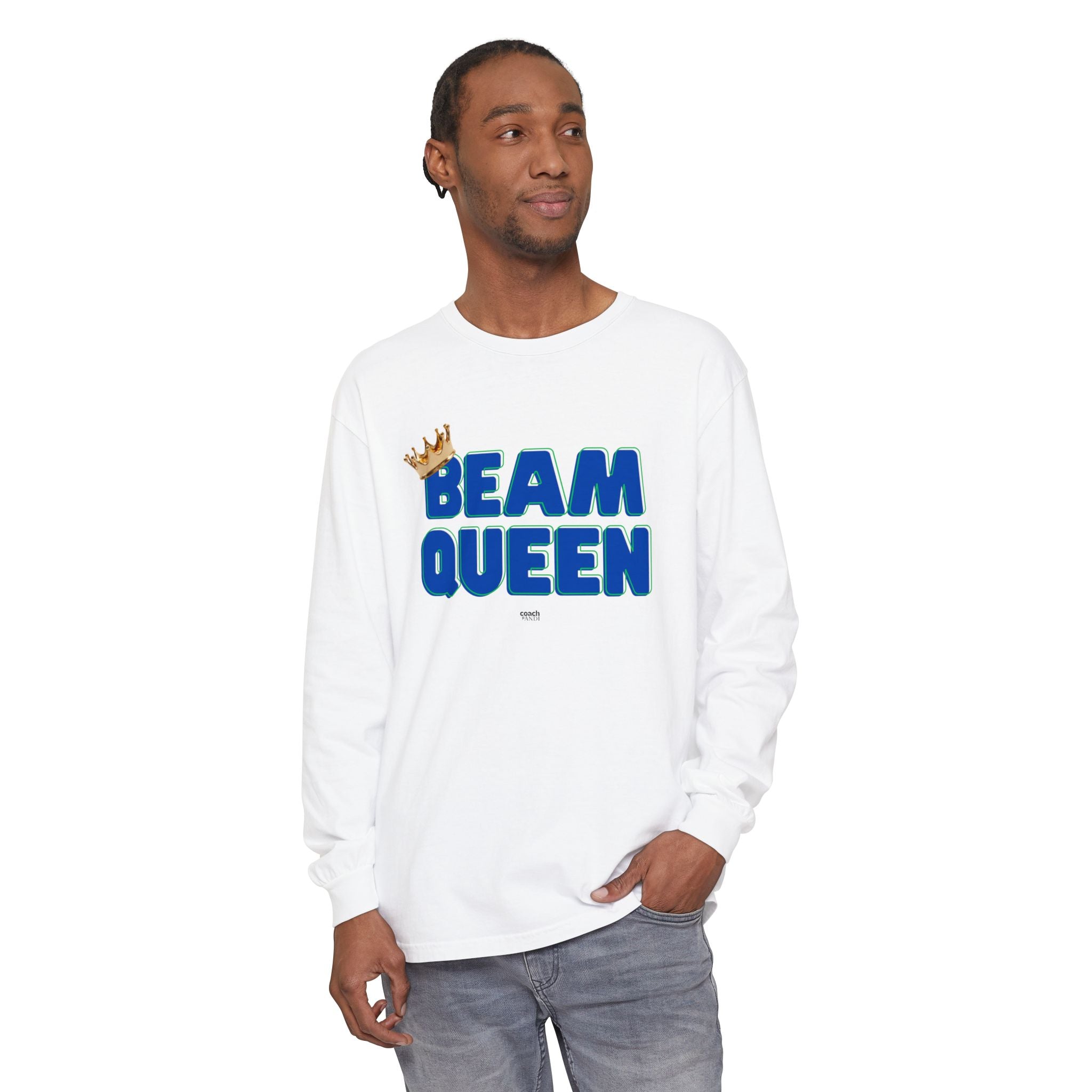 Beam Queen - Blue/Green (Adult Long Sleeve Shirt)