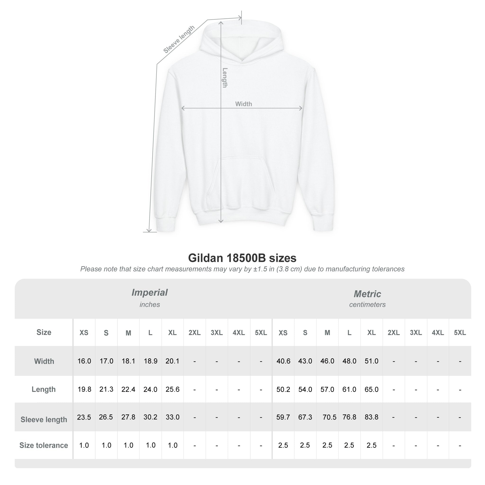 My Happy Place Bars Hoodie (Youth)