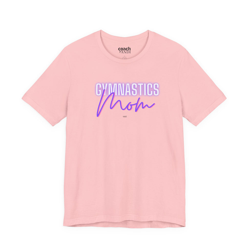 Glow Gym Mom Tshirt - Purple/Pink (Adult)