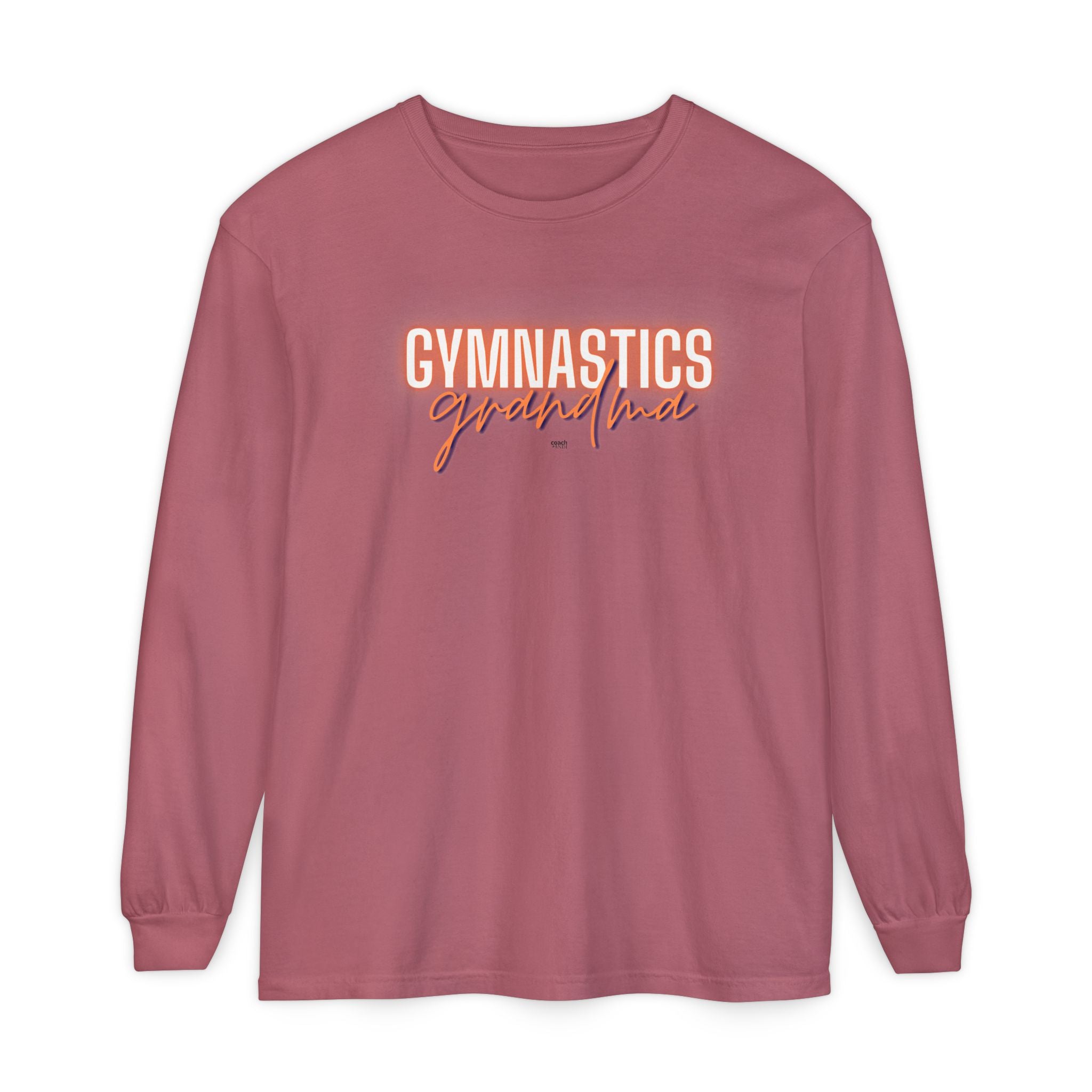 Glow Gym Gma Long Sleeve Shirt - Orange/Blue (Adult)