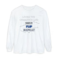 Squeeze Flip Repeat - Blue (Adult Longsleeve Shirt)