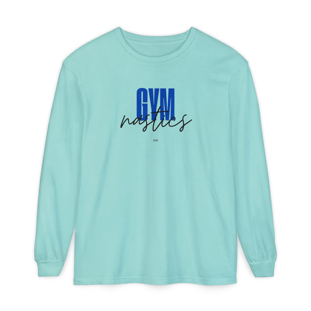 GYMnastics Long Sleeve Shirt - Blue (Adult)