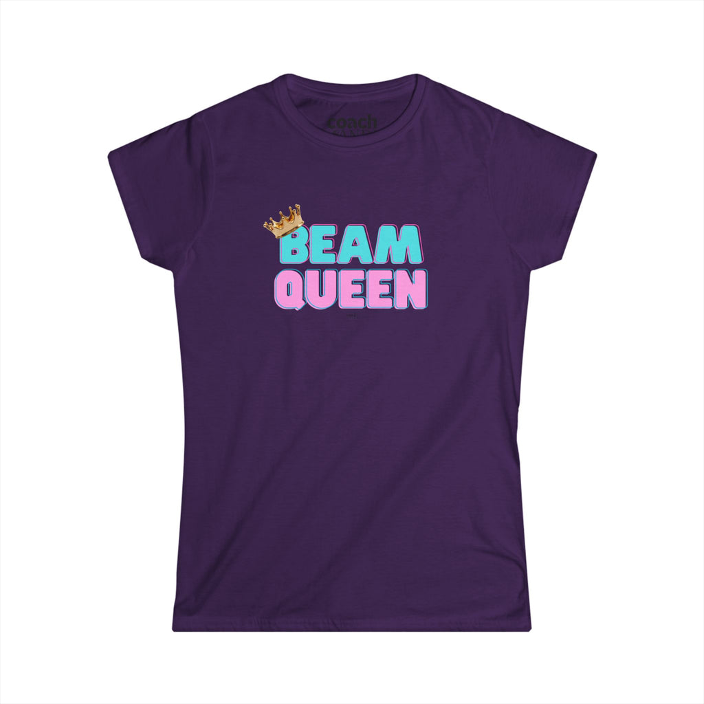 Beam Queen T-Shirt - Aqua/Pink