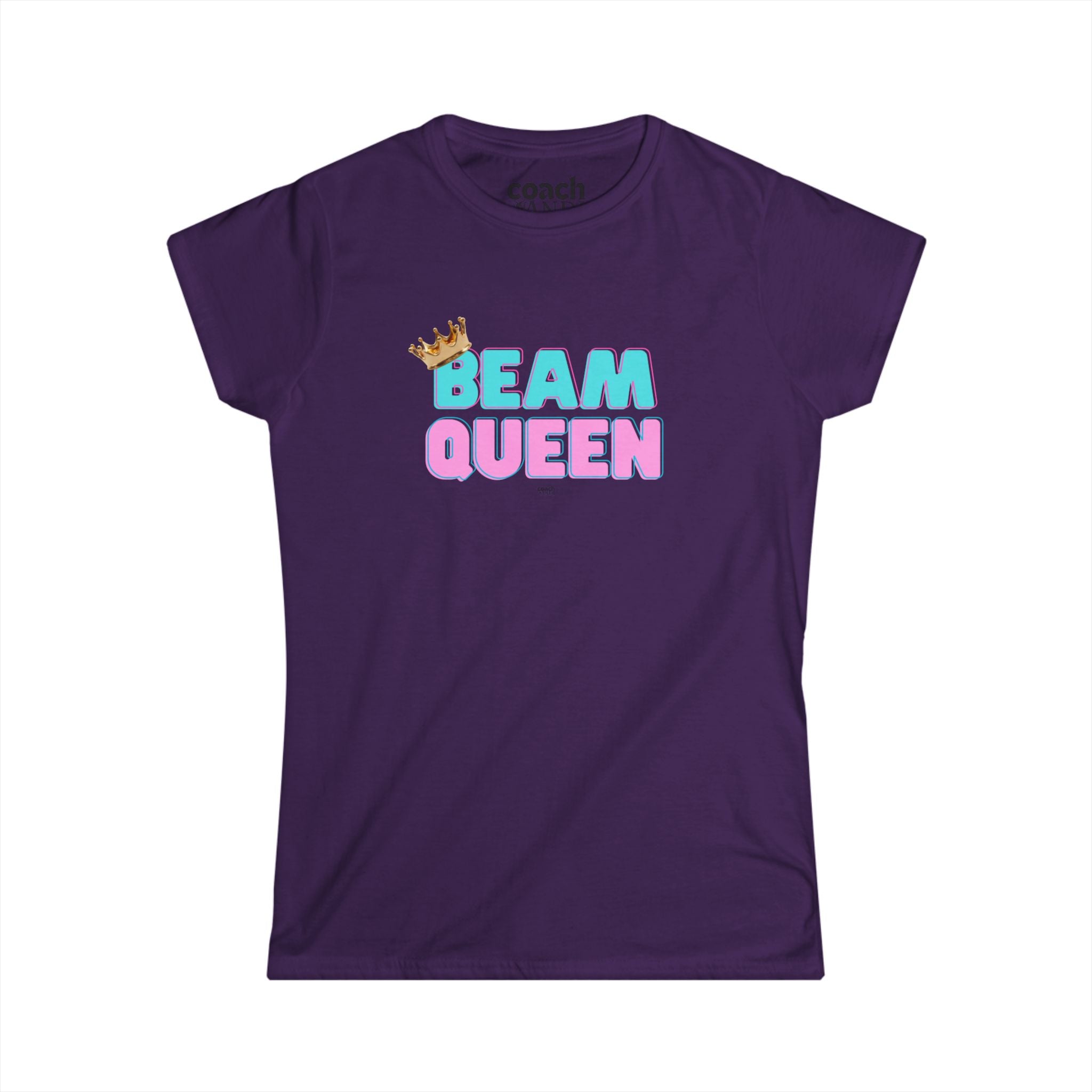 Beam Queen T-Shirt - Aqua/Pink