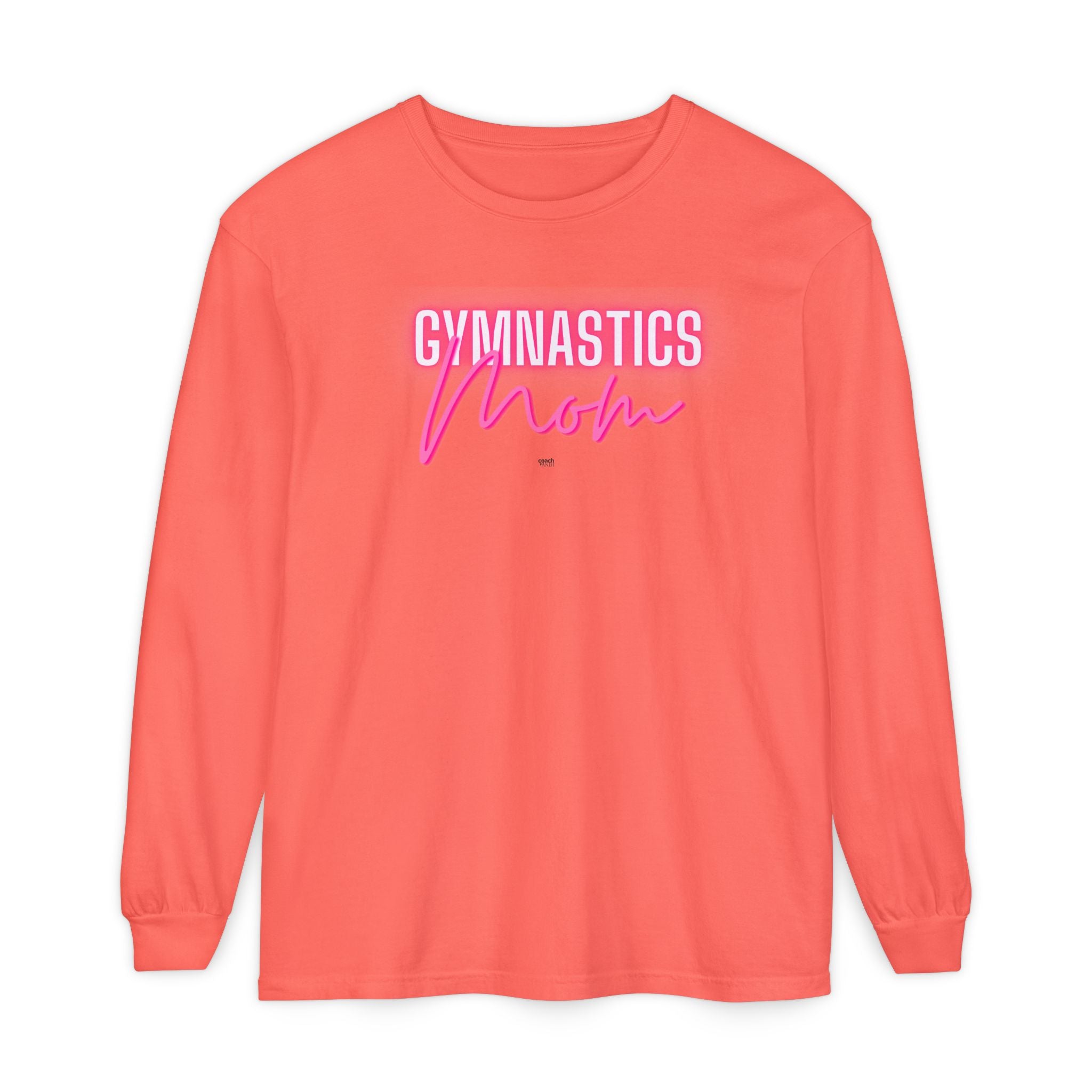 Glow Gym Mom Long Sleeve Shirt - Pink (Adult)