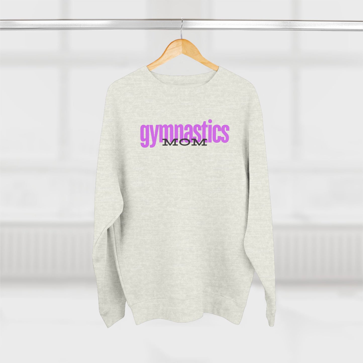 Gymnastics Mom-Fuscia (Adult Crewneck)