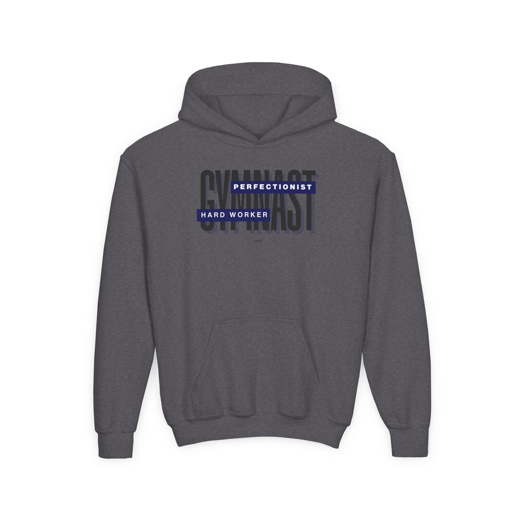 Gymnast Hard Worker Hoodie - Navy (Youth)