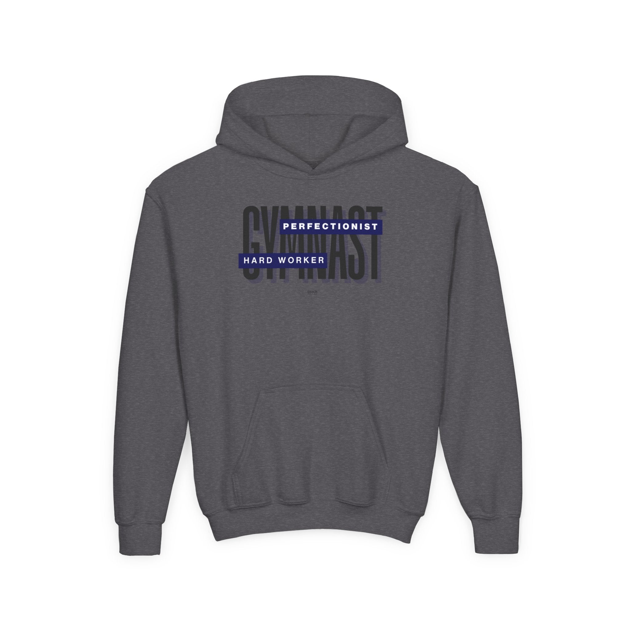 Gymnast Hard Worker Hoodie - Navy (Youth)
