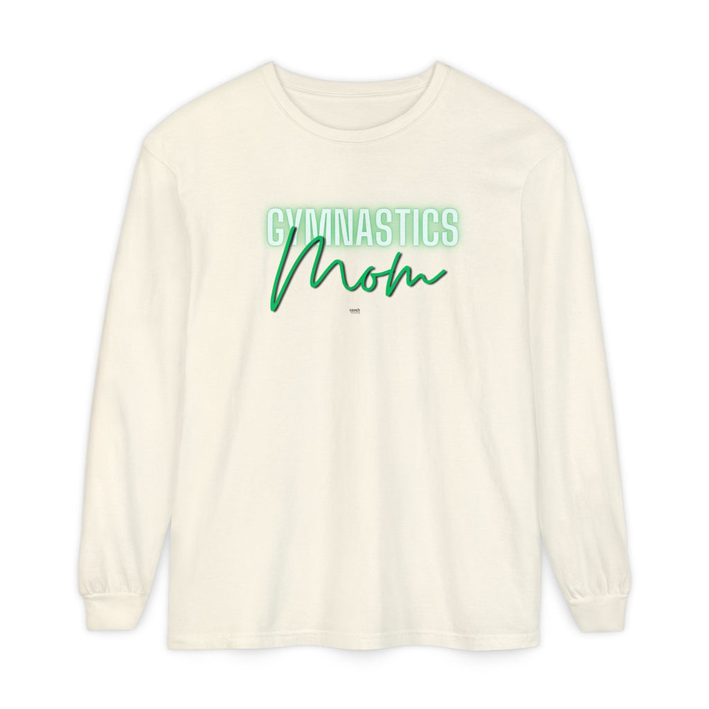 Glow Gym Mom Long Sleeve Shirt - Green (Adult)