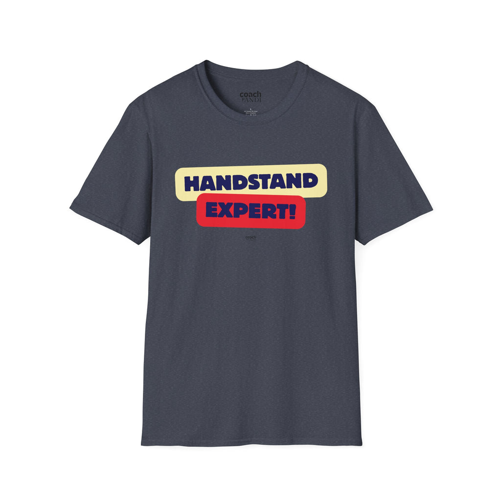 Handstand Expert Tshirt - Red/Navy (Adult)