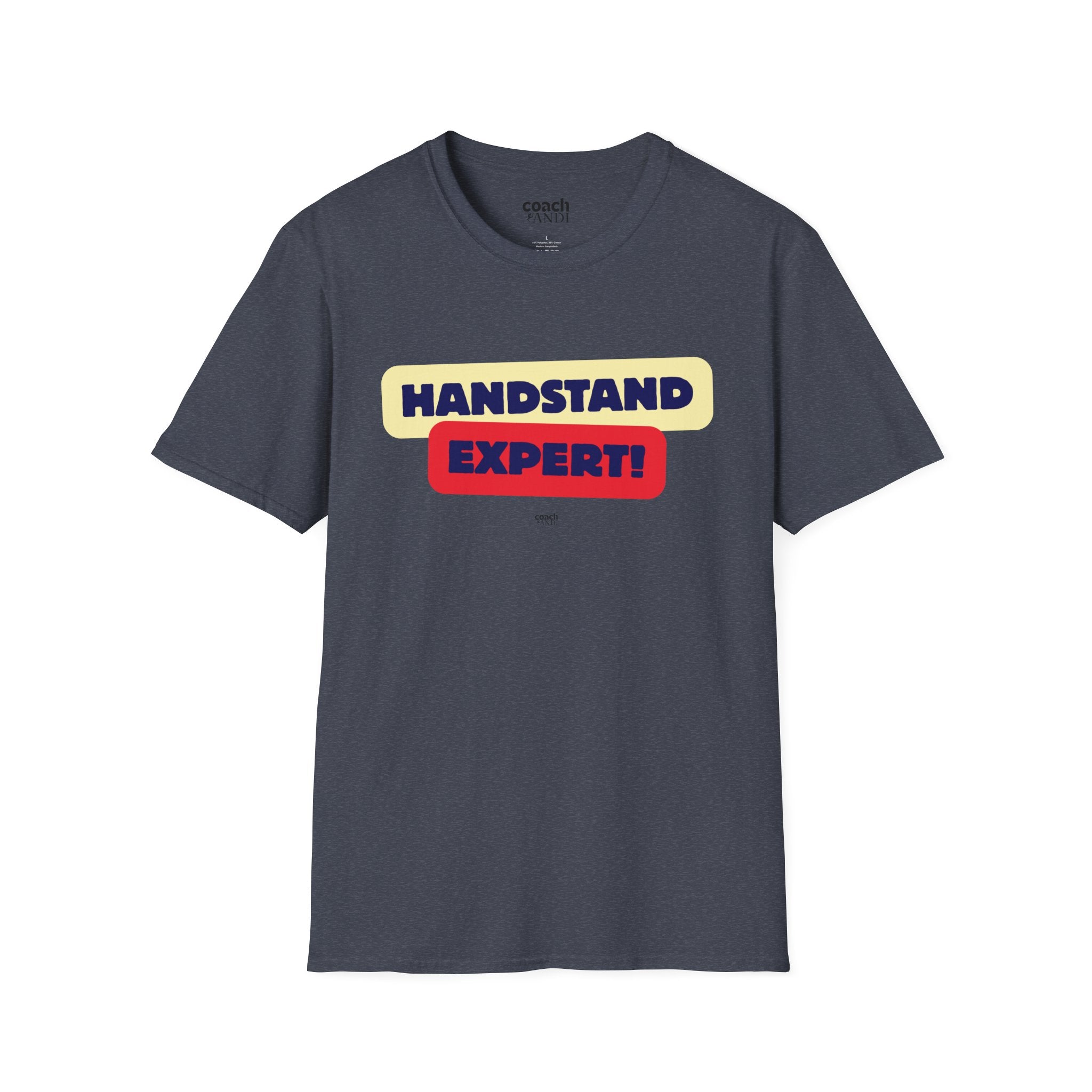 Handstand Expert Tshirt - Red/Navy (Adult)