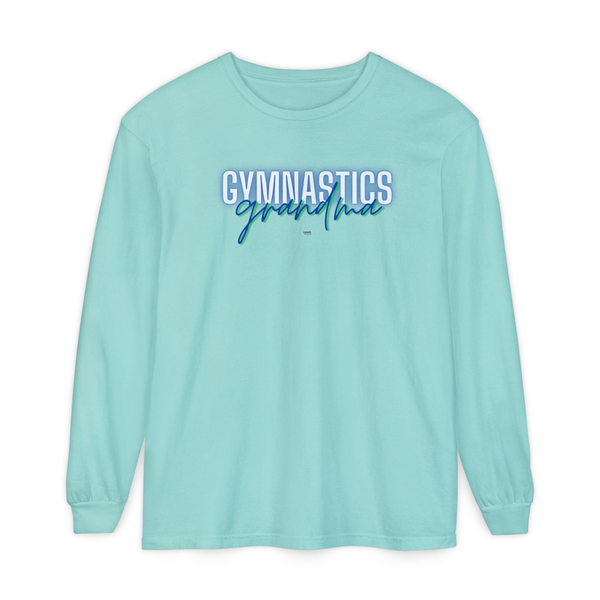 Glow Gym Gma Long Sleeve Shirt - Blue/Green (Adult)