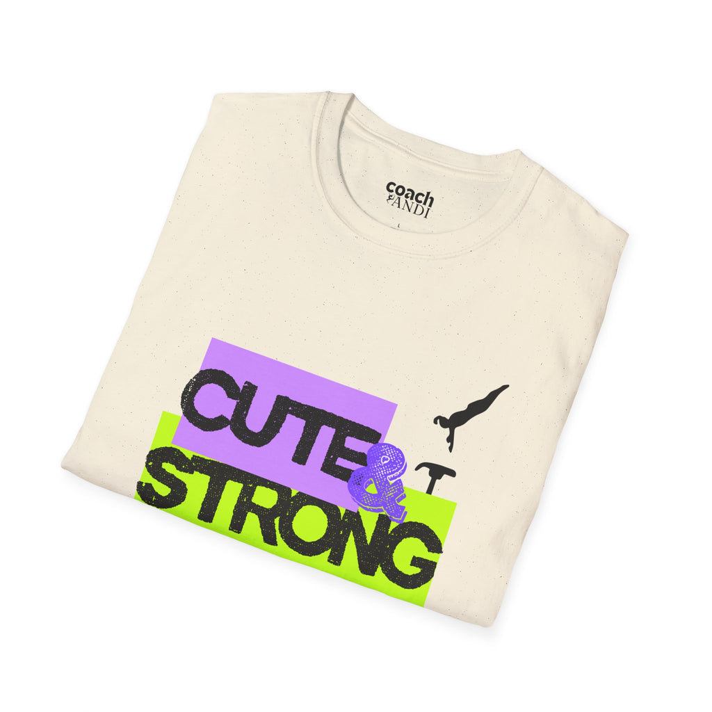 Cut & Strong Tshirt - Lavender/Lime (Adult)