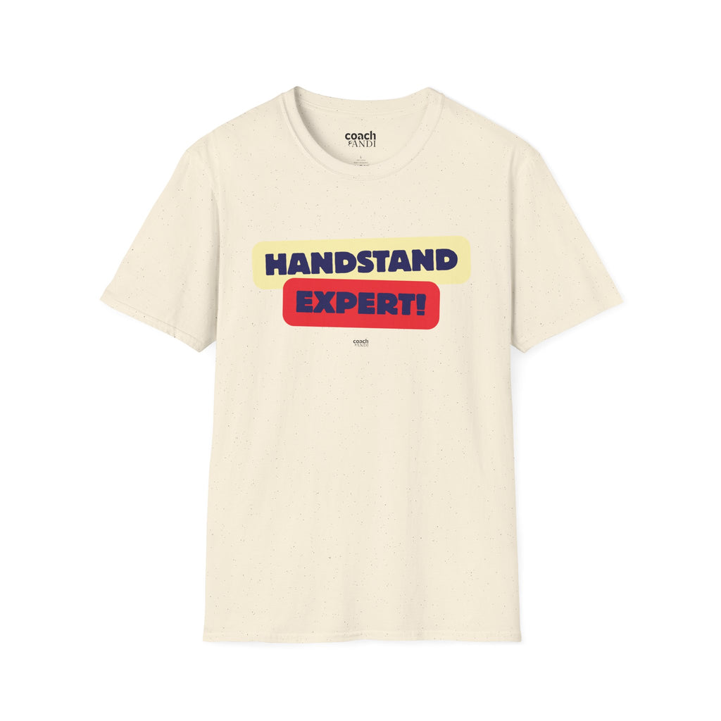 Handstand Expert Tshirt - Red/Navy (Adult)
