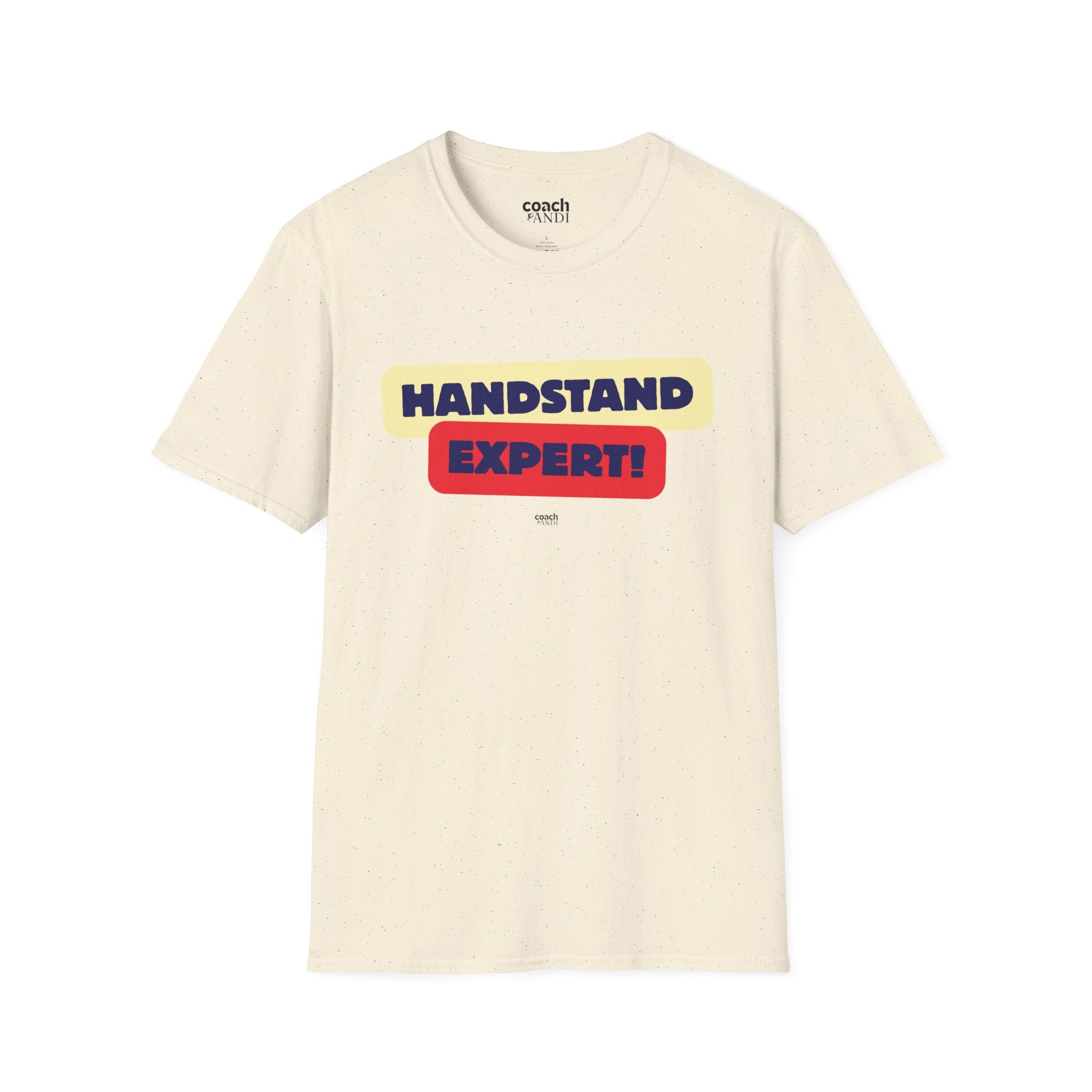 Handstand Expert Tshirt - Red/Navy (Adult)