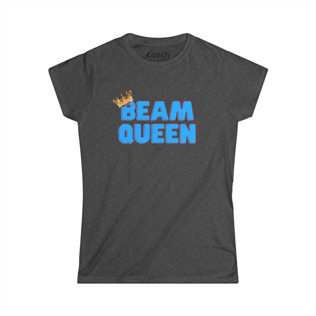 Beam Queen T-Shirt - Lt Blue/Red