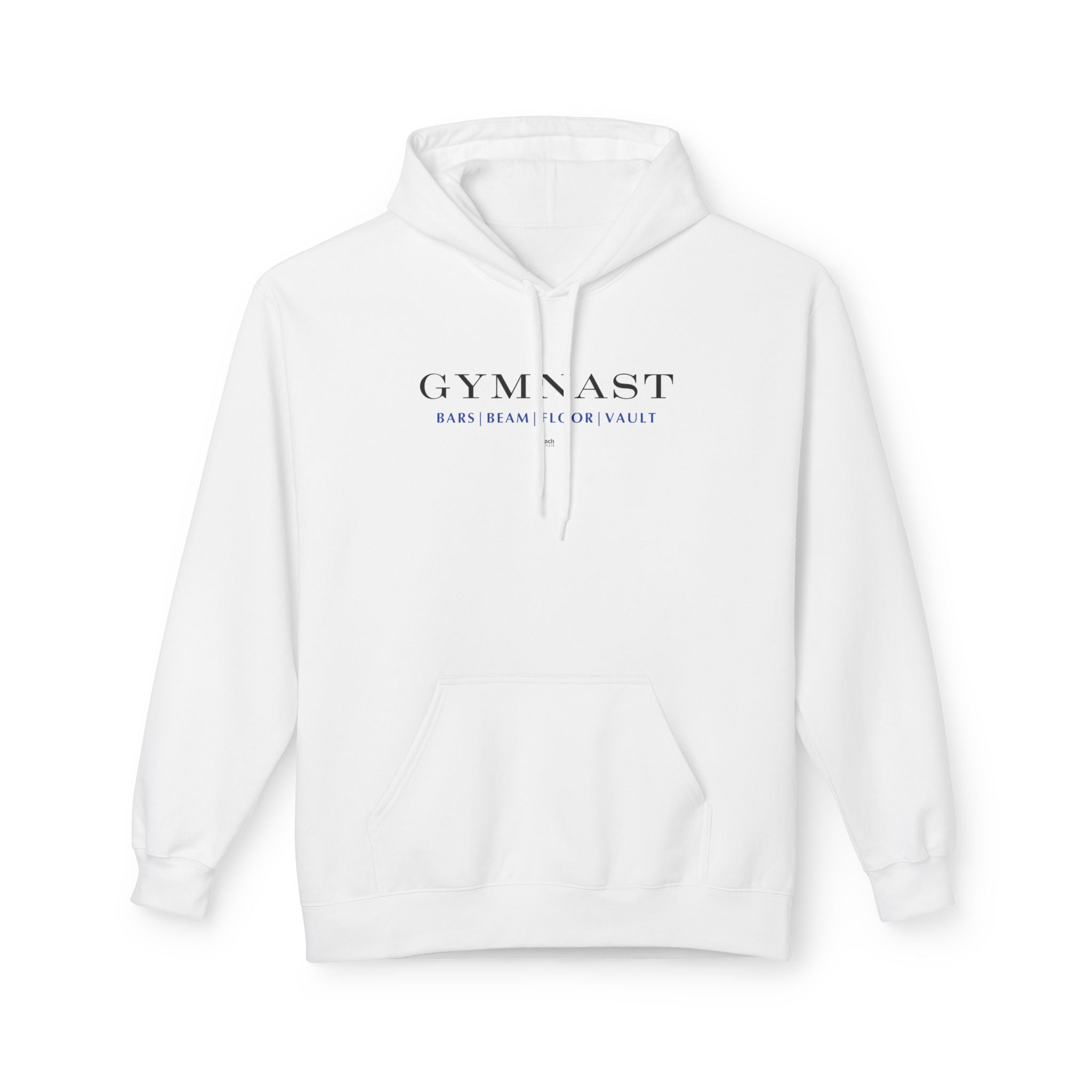 GYMNAST (Bars Beam Floor Vault) Hoodie - Blue (Adult)
