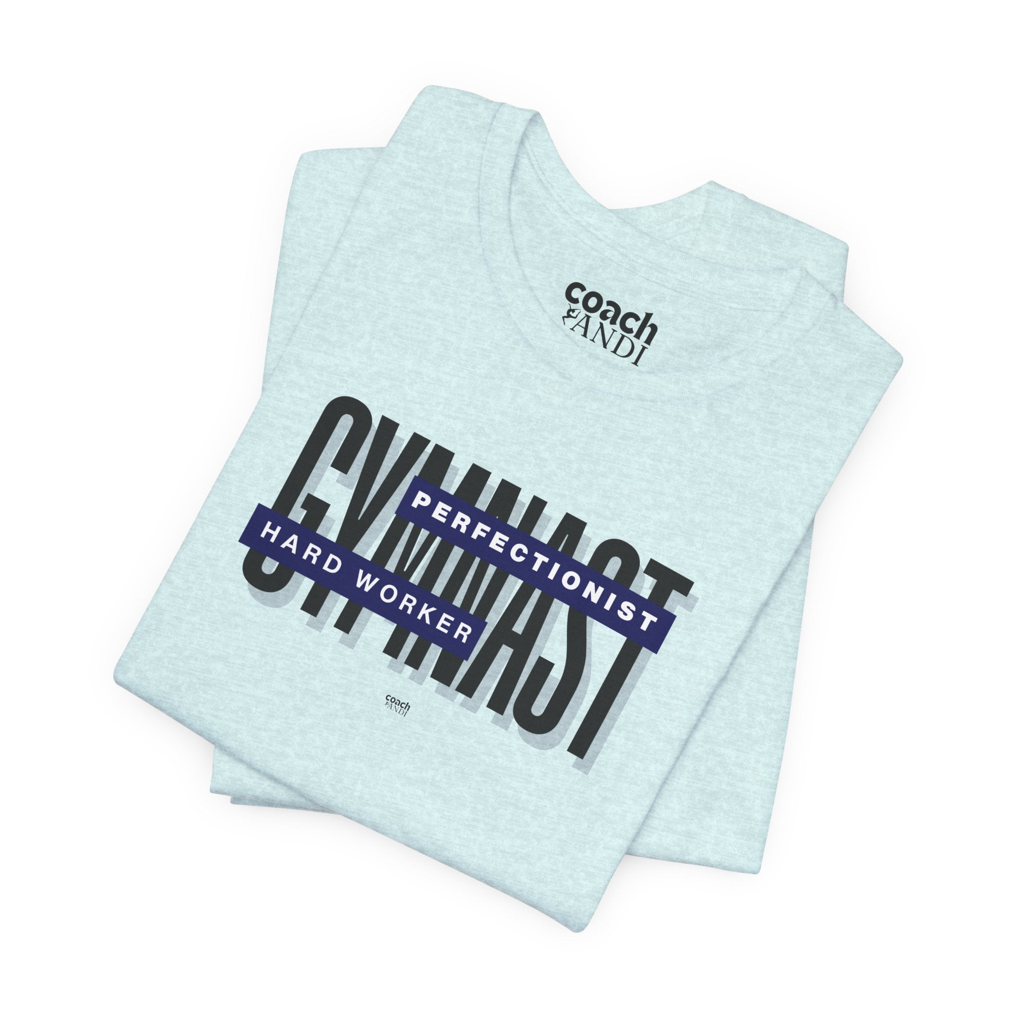 Gymnast Hard Worker Tshirt - Blue (Adult)
