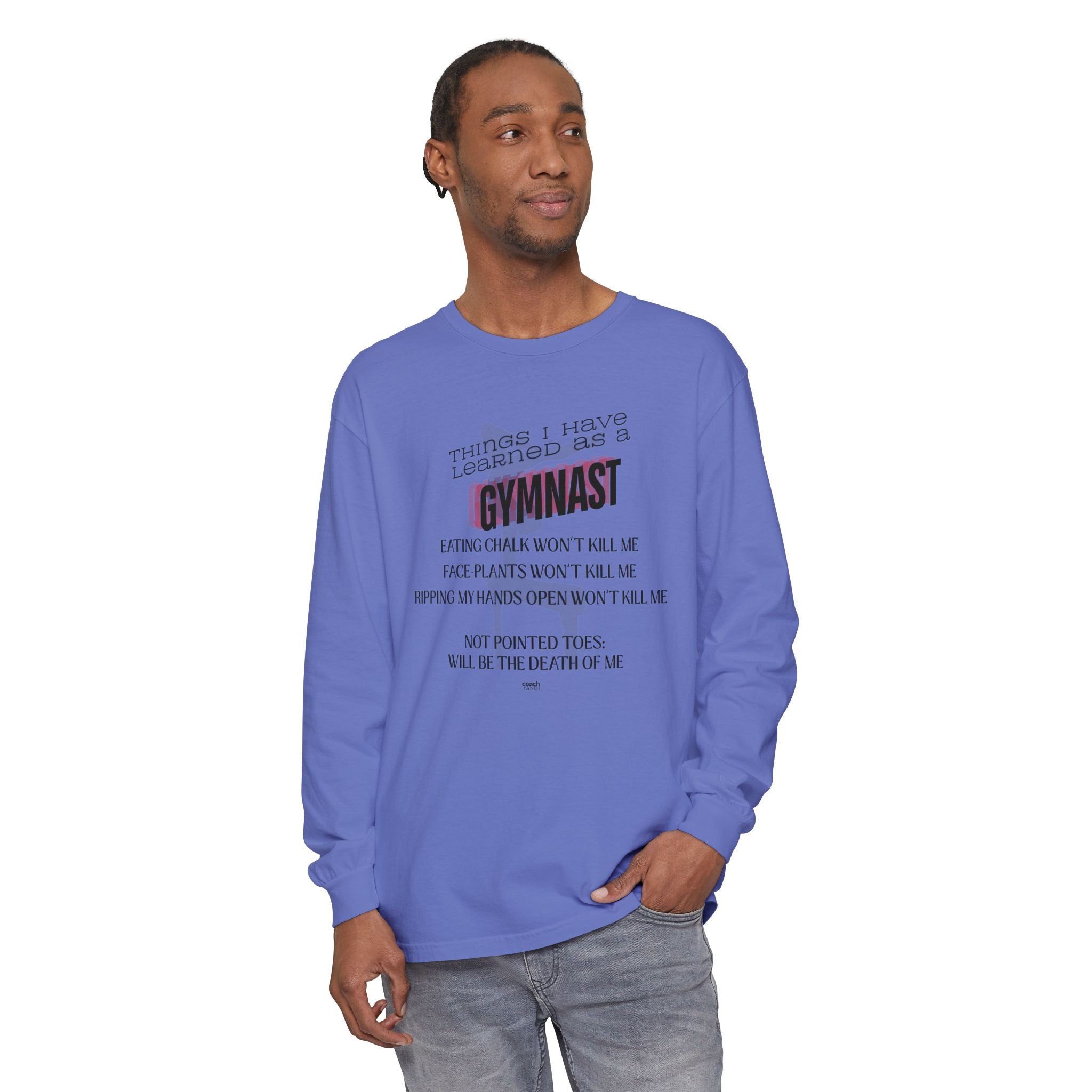 Things I Learned as a Gymnast Long Sleeve Shirt - Red (Adult)