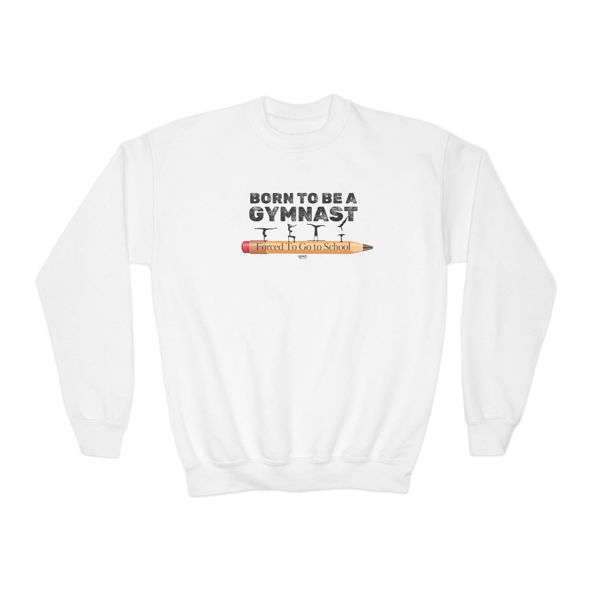 Born a Gymnast (Youth Crewneck Sweatshirt)
