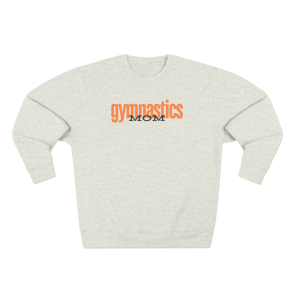 Gymnastics Mom-Orange (Adult Crewneck)