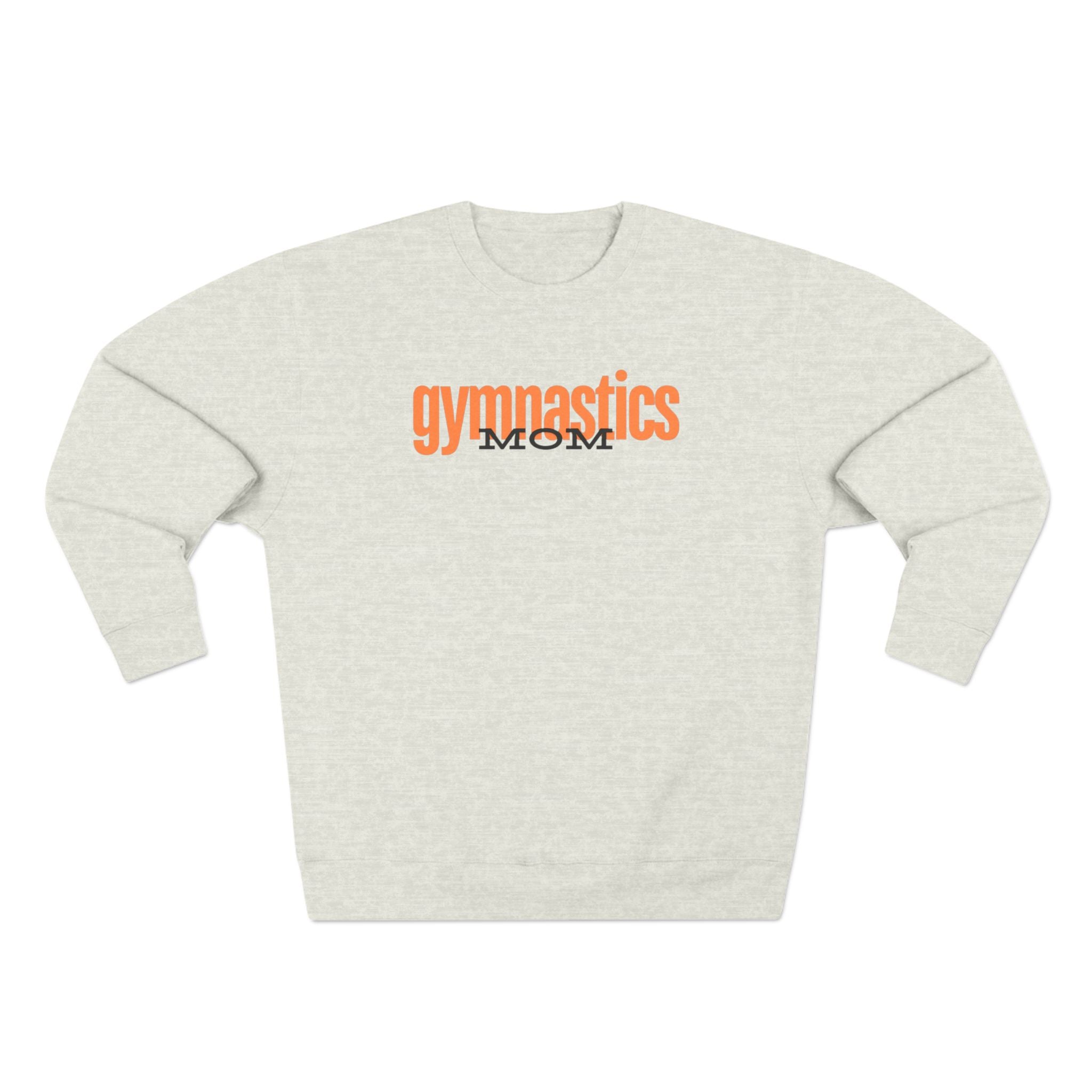 Gymnastics Mom-Orange (Adult Crewneck)