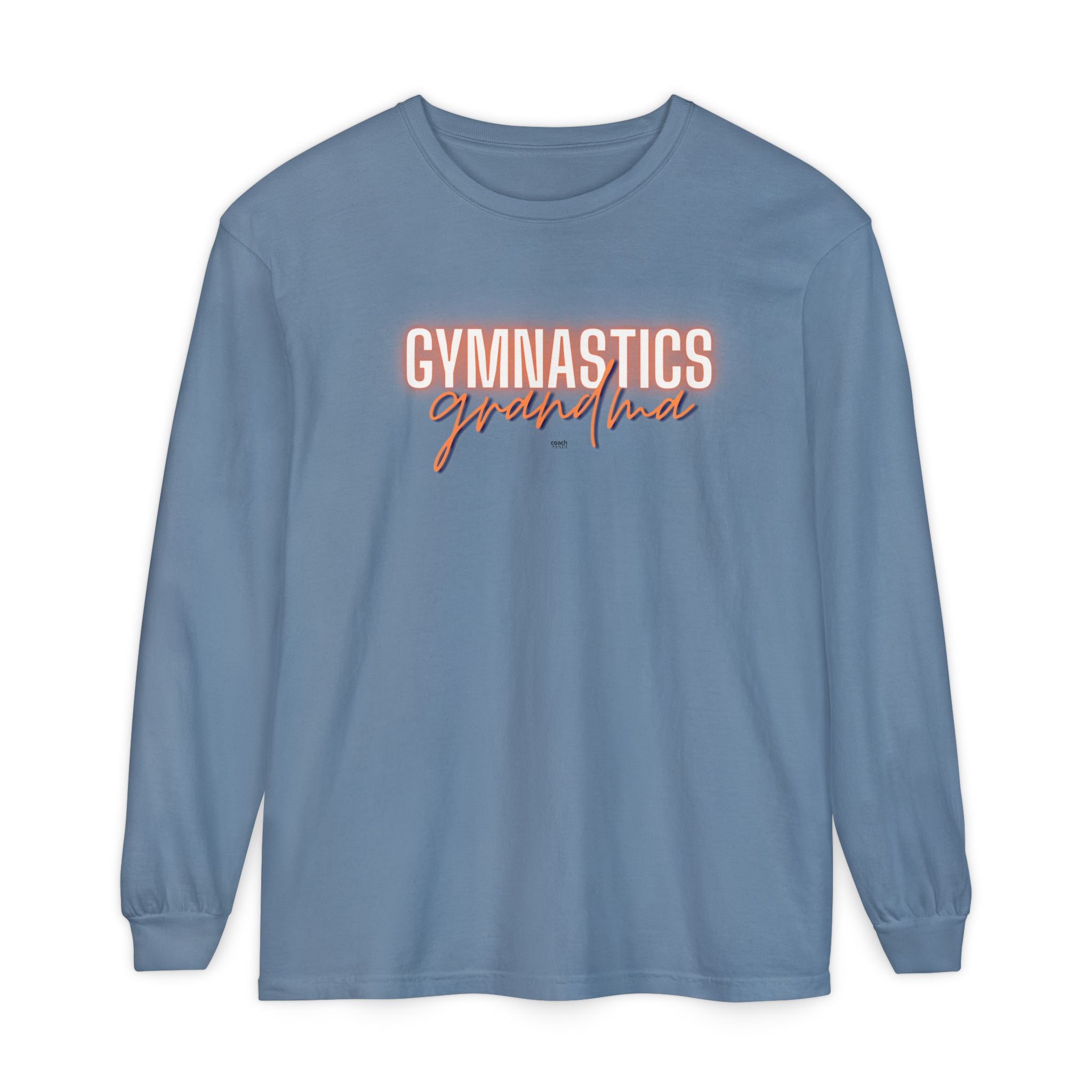 Glow Gym Gma Long Sleeve Shirt - Orange/Blue (Adult)