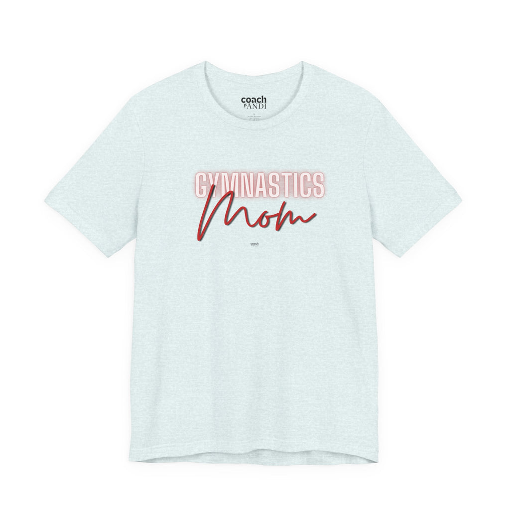Glow Gym Mom Tshirt - Red (Adult)