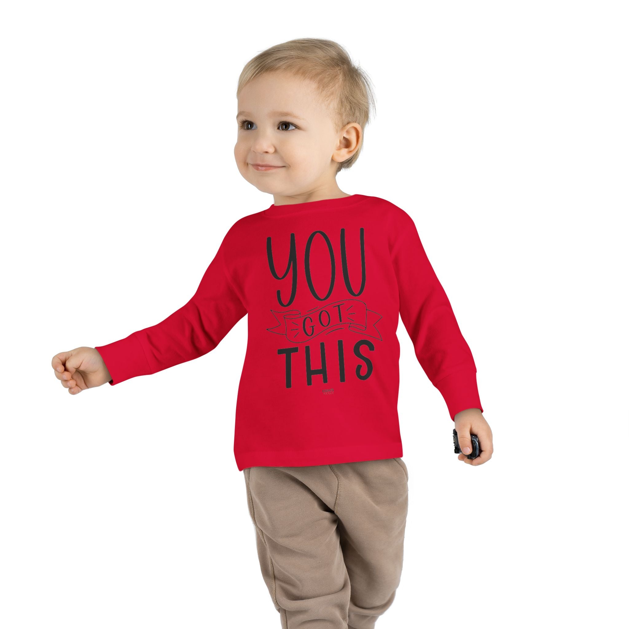 Tiny Supporter (Toddler Long Sleeve Tee)