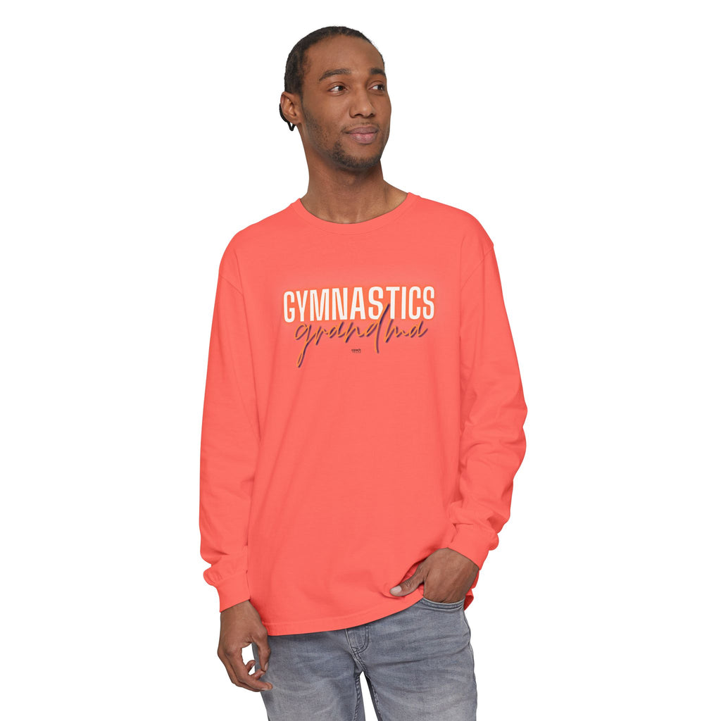 Glow Gym Gma Long Sleeve Shirt - Orange/Blue (Adult)