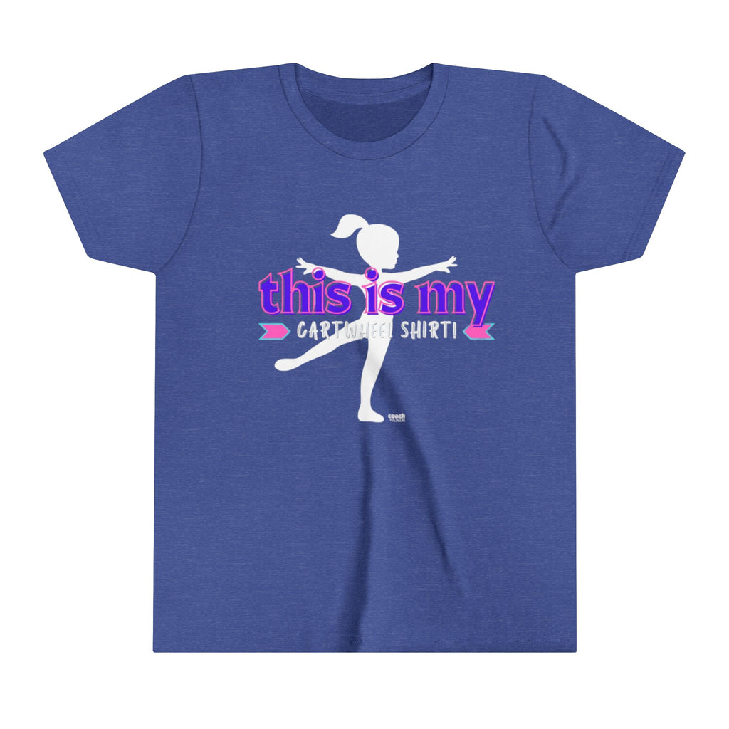 My Cartwheel Shirt-Purple/Pink (Youth Short Sleeve Tee)