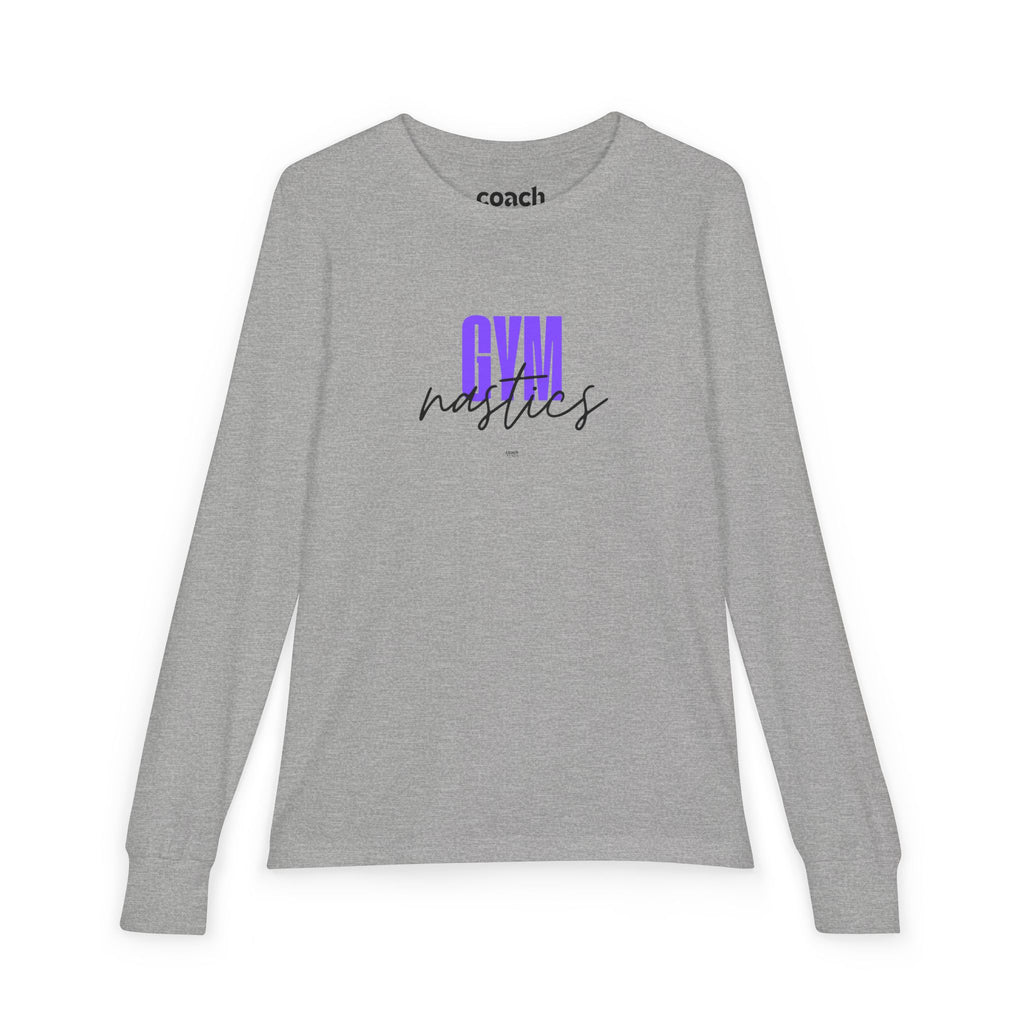 GYMnastics Long Sleeve Shirt - Purple (Youth)
