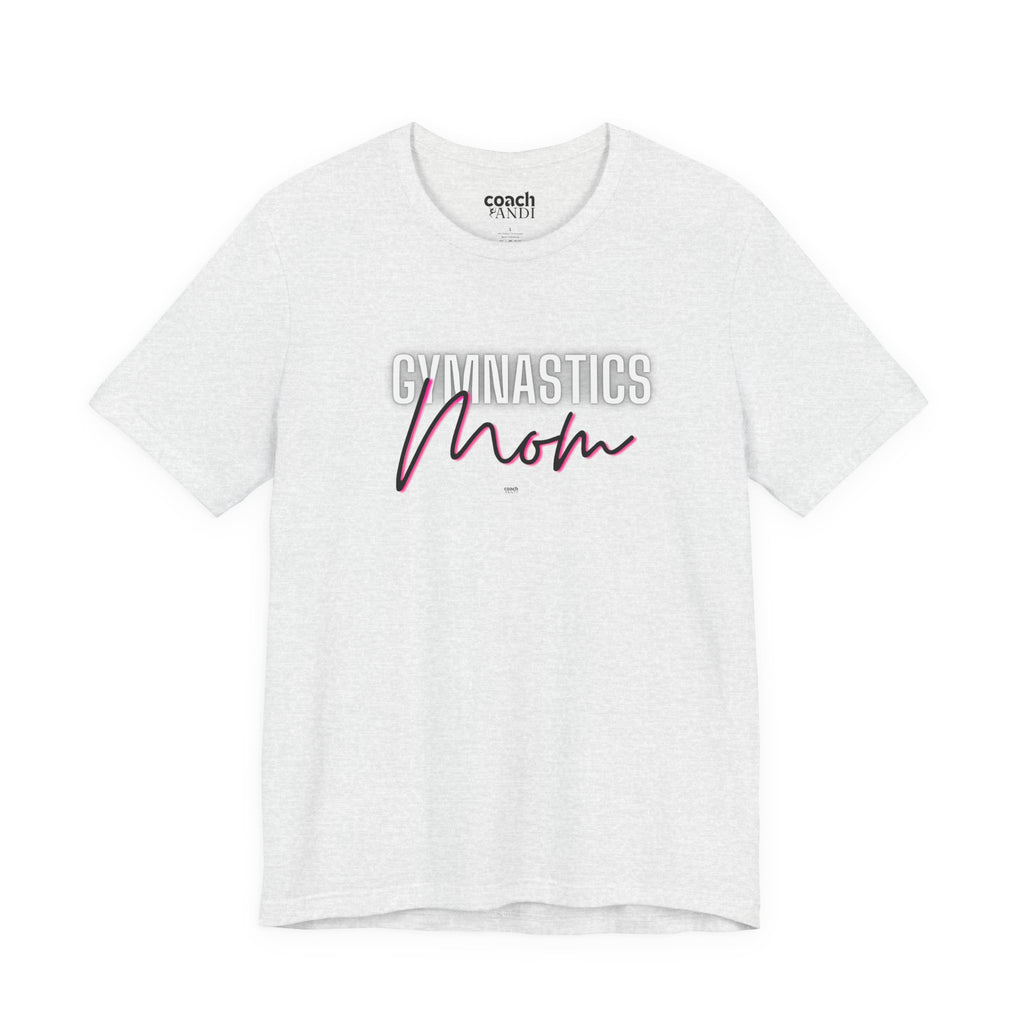 Glow Gym Mom Tshirt - Black/Pink (Adult)