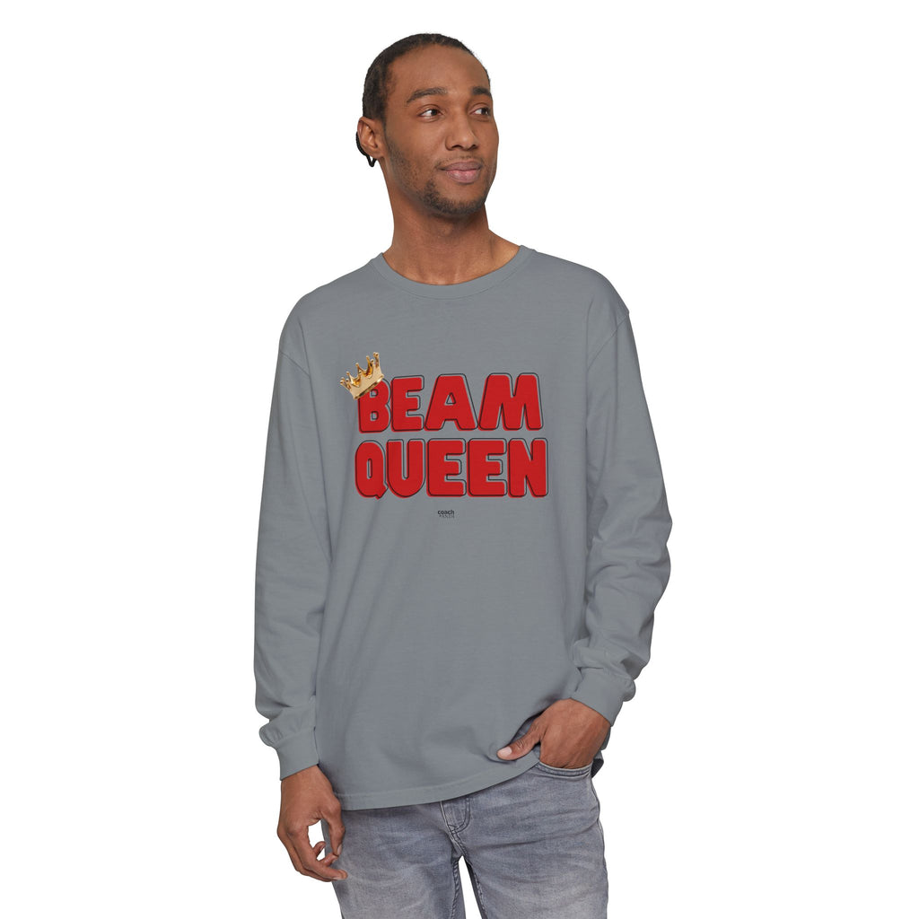 Beam Queen - Red/Black (Adult Long Sleeve Shirt)