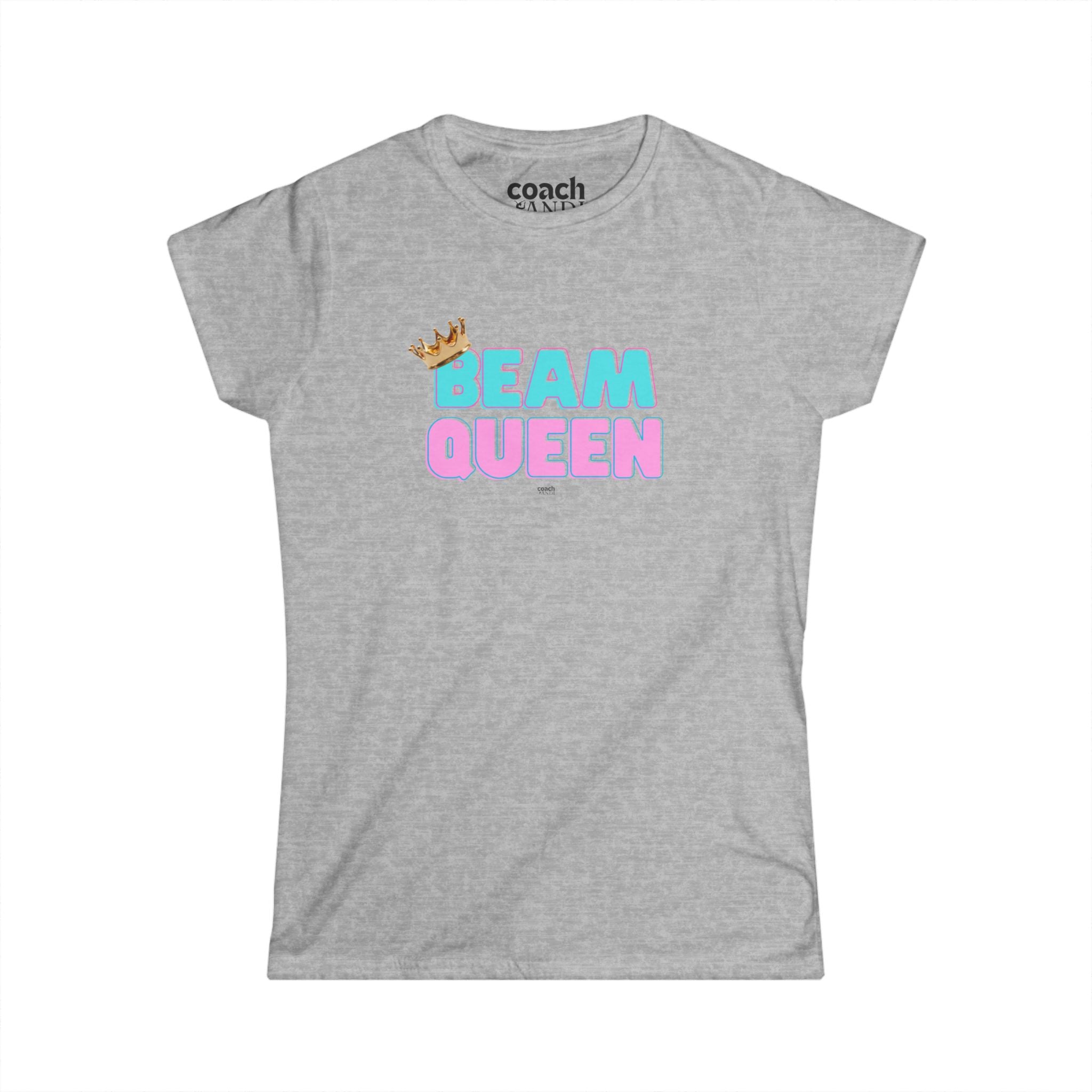 Beam Queen T-Shirt - Aqua/Pink