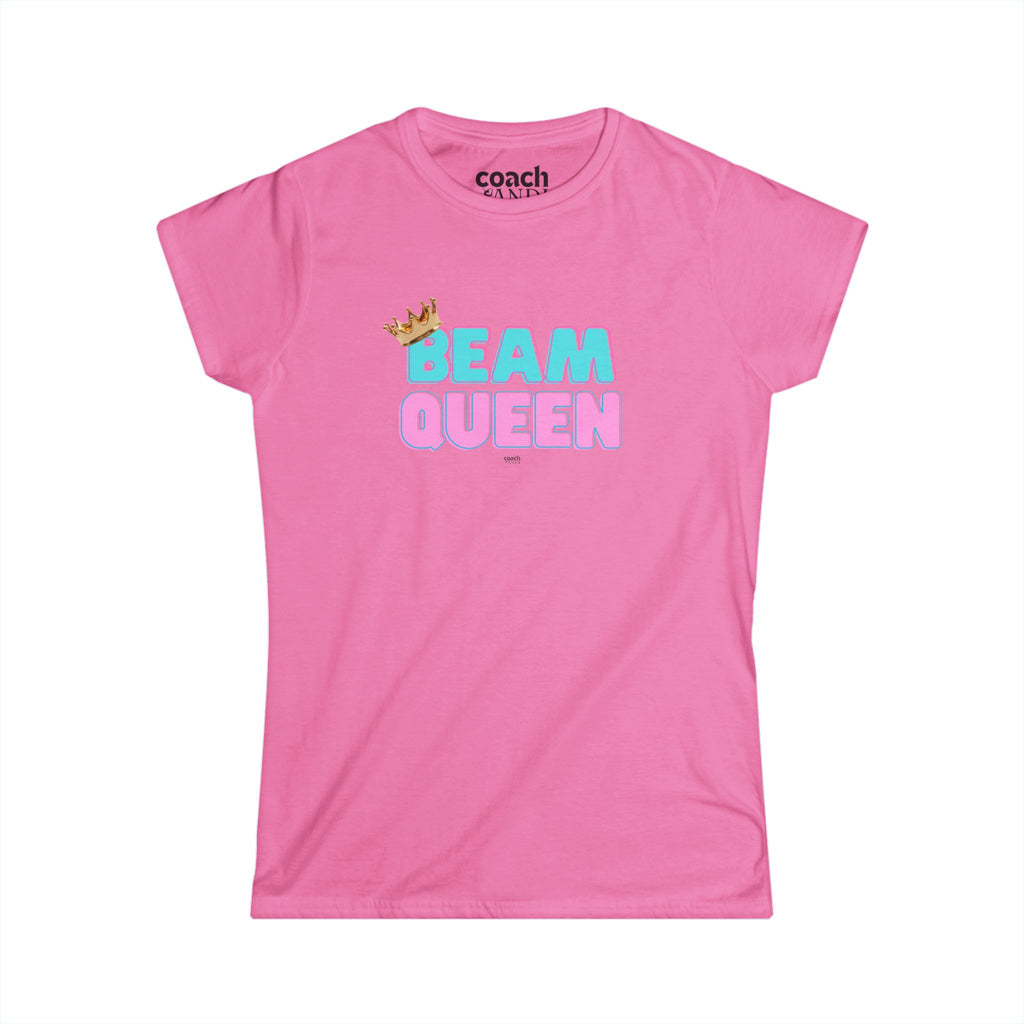 Beam Queen T-Shirt - Aqua/Pink
