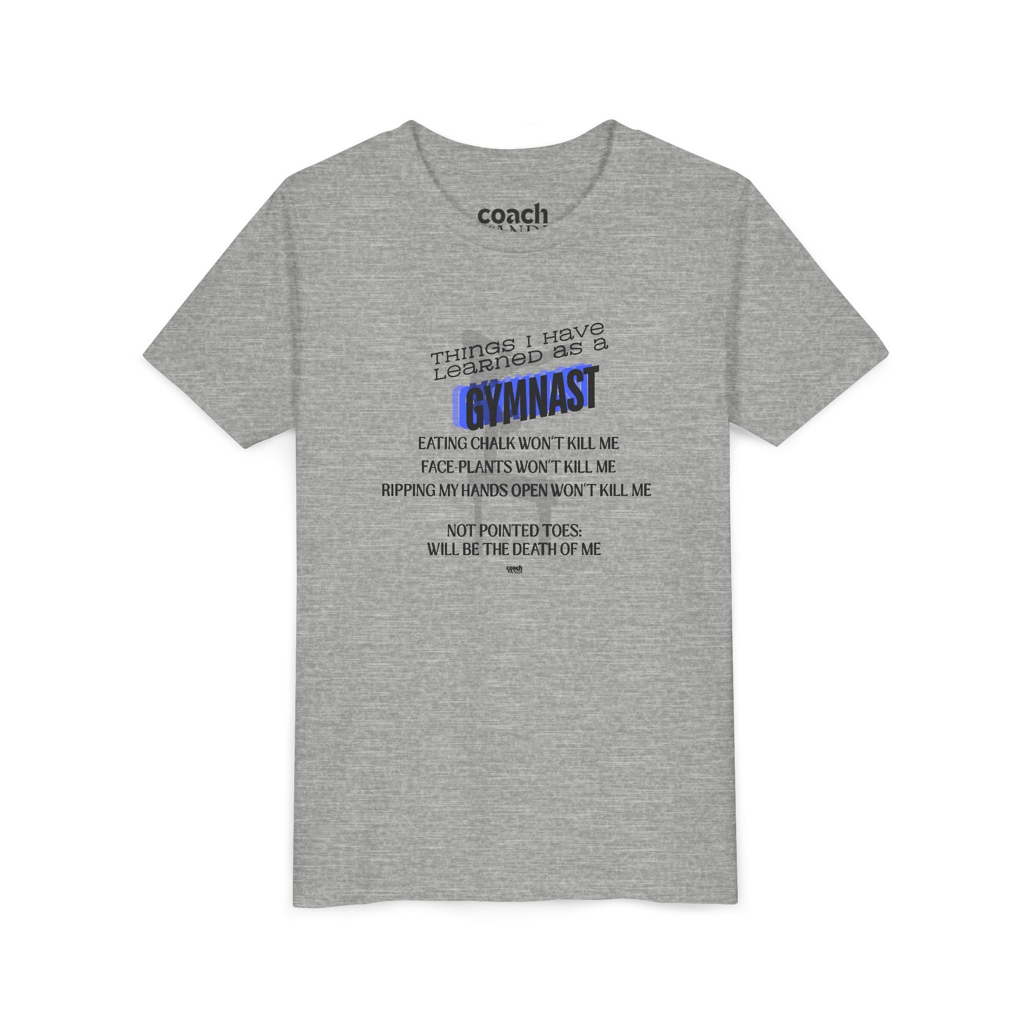 Things I Learned as a Gymnast Short Sleeve Tee - Blue (Youth)