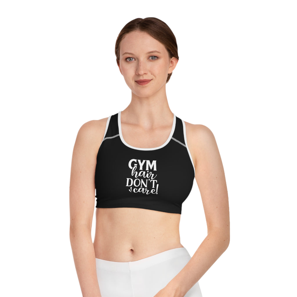 Gym Hair Don't Care (Sports Bra (AOP)