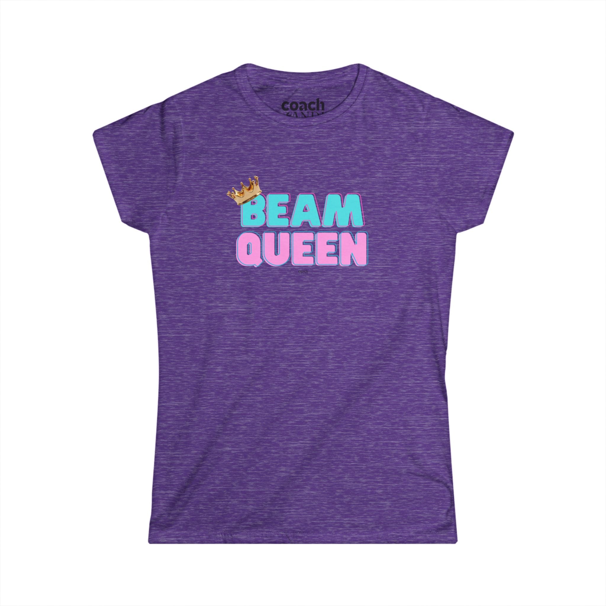 Beam Queen T-Shirt - Aqua/Pink