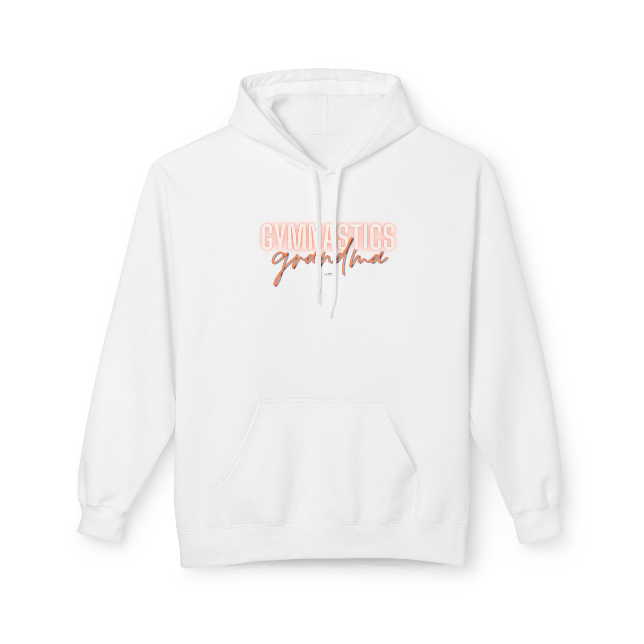 Glow Gym Gma Hoodie- Orange/Blue (Adult)