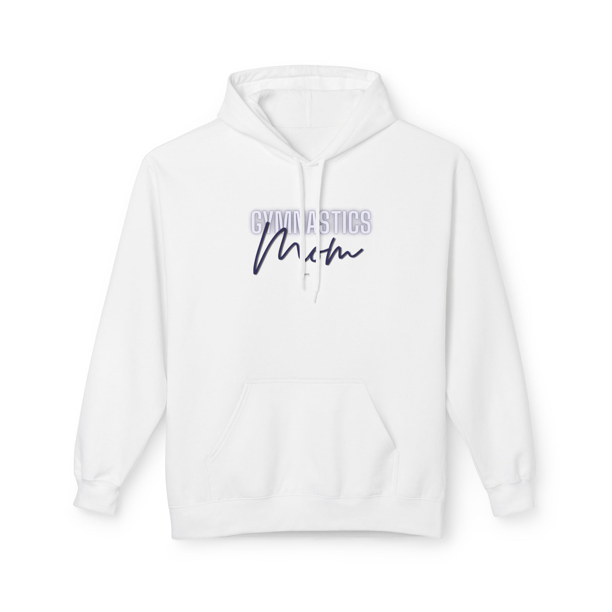Glow Gym Mom Hoodie- Blue (Adult)