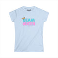 Beam Queen T-Shirt - Aqua/Pink