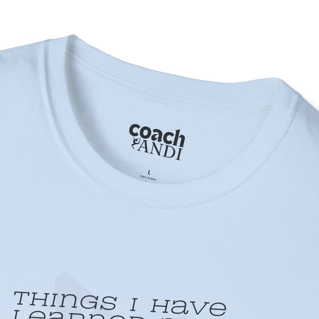 Things I Learned as a Gymnast Tshirt - Blue (Adult)