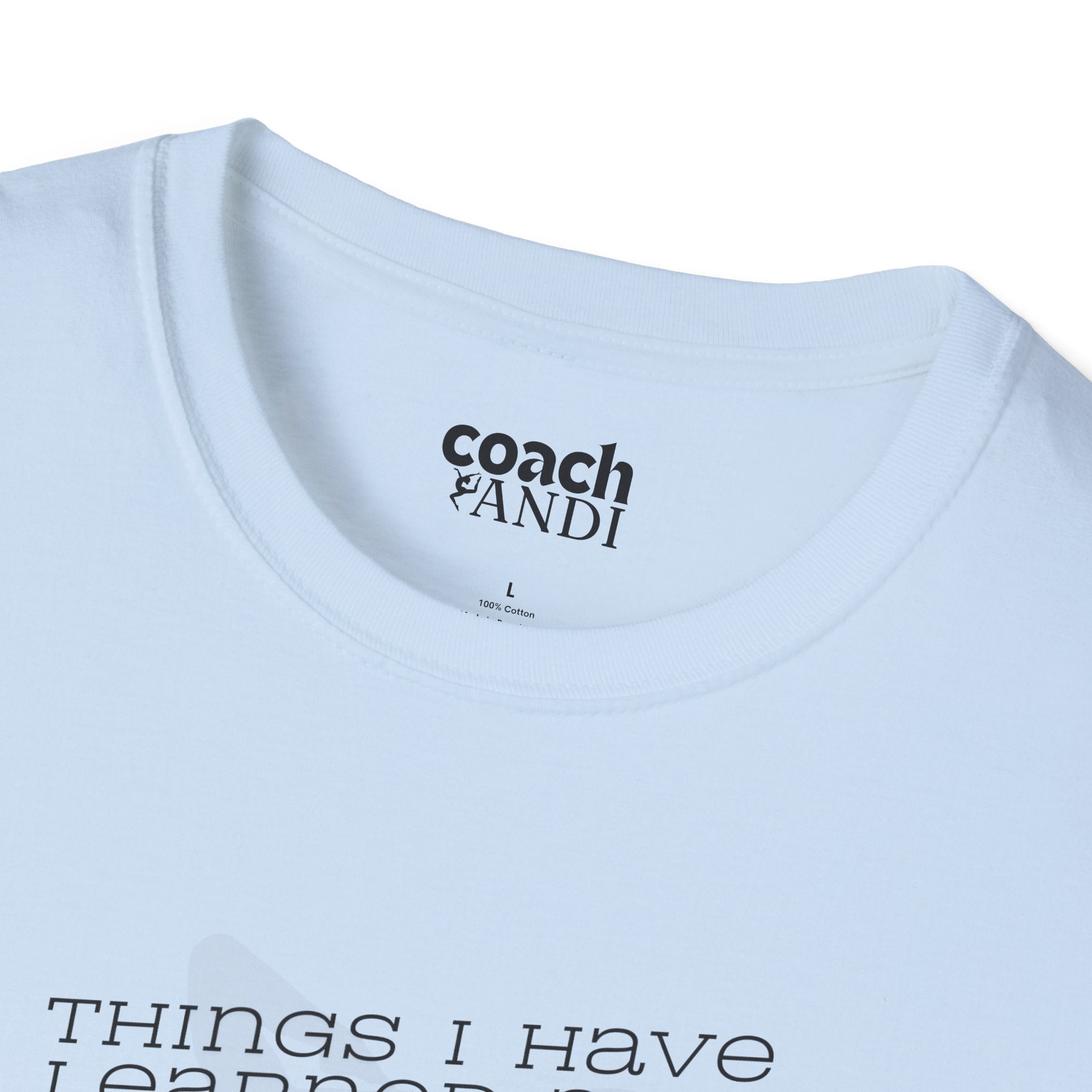 Things I Learned as a Gymnast Tshirt - Blue (Adult)