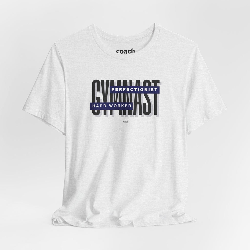 Gymnast Hard Worker Tshirt - Blue (Adult)